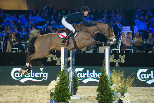 Antello Z and Cameron Hanley compete earlier this week at Mechelen. Ph. Michael van de Velde/Photomichael.net