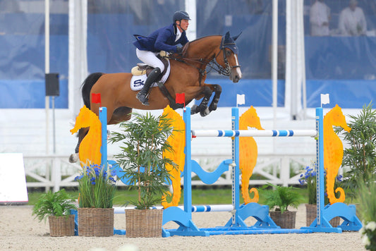 Jumping Sports equestres 01/07/2016 Knokke Hippique Daniel Deusser of Germany rides Equita Van T Zorgvliet