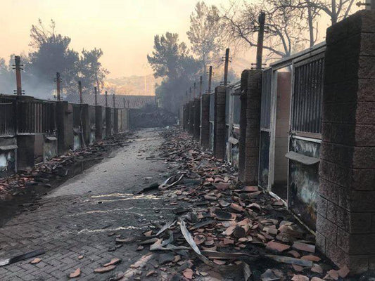 Southern California Wildfires Claim Show Jumping Haven Middle Ranch