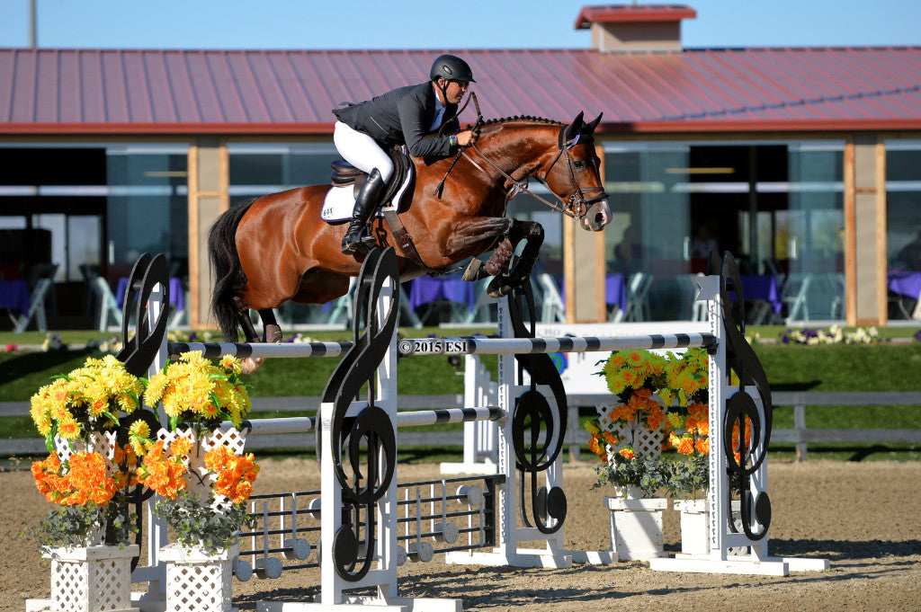 Vinton Karrasch on Coral Reef Follow Me II, owned by Coral Reef Ranch, placed first in Thursday's $34,000 HITS Desert Classic, presented by OSPHOS®.