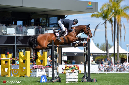 Robert Vos and Carat won the C.H.G Grand Prix in Oliva Nova on Sunday. Ph. Hervé Bonnaud / www.1clicphoto.com