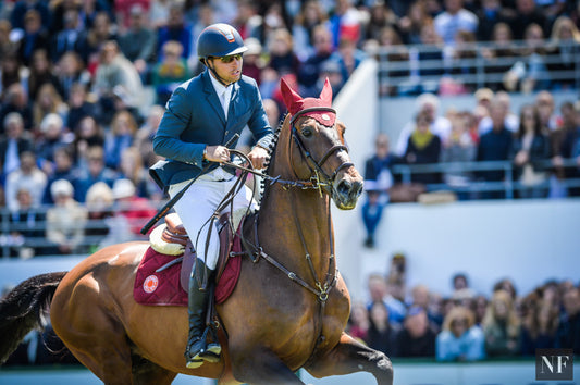 Daniel Bluman & Apardi compete at Jumping International La Baule, May, 2016.