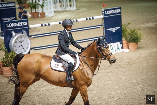 Georgina Bloomberg is back in Del Mar this year. Ph. Bret St. Clair