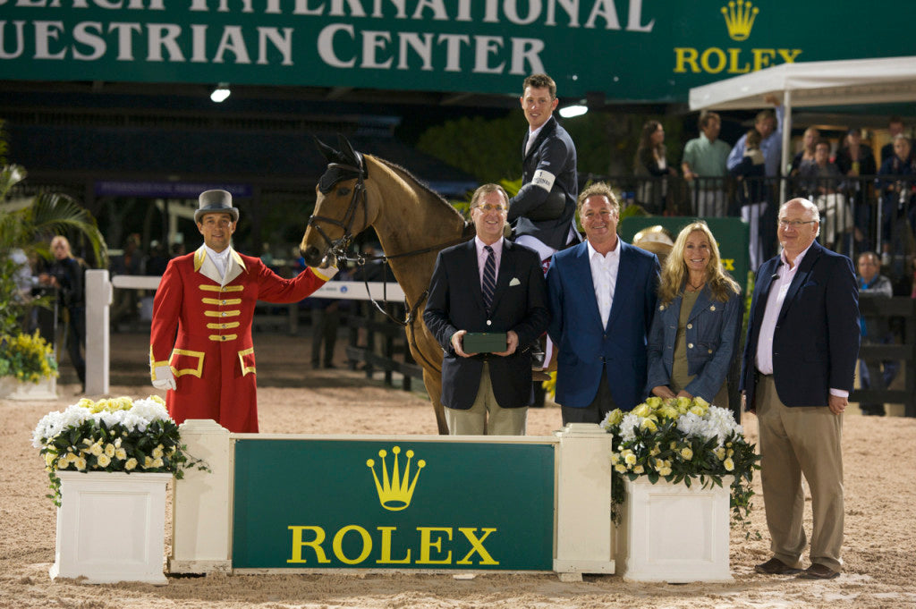 Scott Brash and Ursula XII in the $370,000 World Cup Grand Prix presented by Rolex in Wellington, Florida for the 2014 FTI Consulting Winter Equestrian Festival