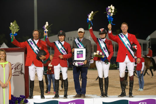 The winning Furusiyya Nations Cup team from Wellington will once represent Canada at the Furusiyya Nations Cup at Spruce Meadows