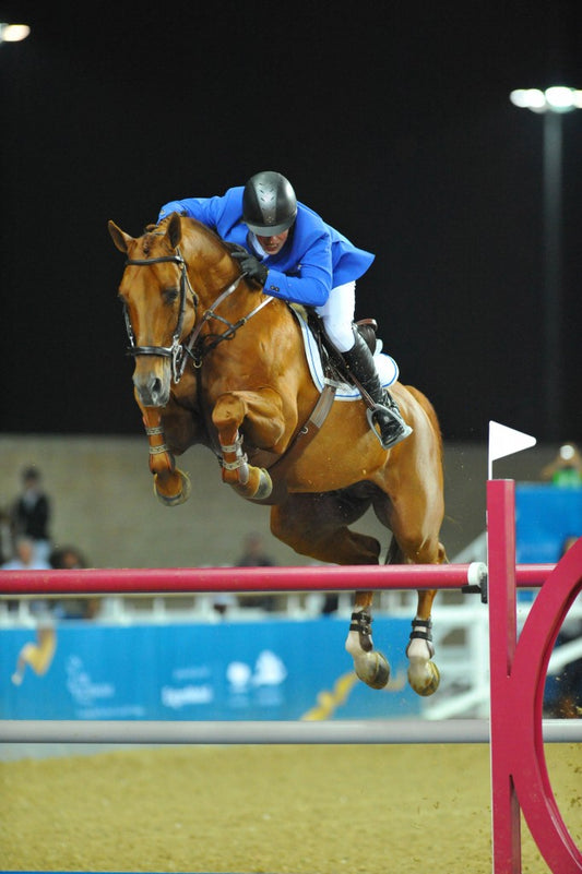 Gerco and London winning the AL SHAQAB Grand Prix in Doha, Qatar early in 2013