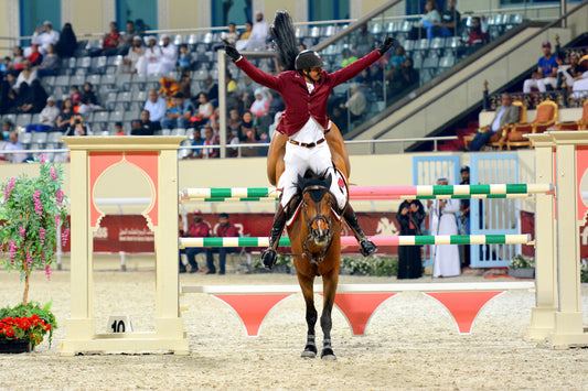 Sheikh Ali Bin Khalid Al Thani Takes World Cup Qualifier at Qatar International Show Jumping Championship CSI4*-W