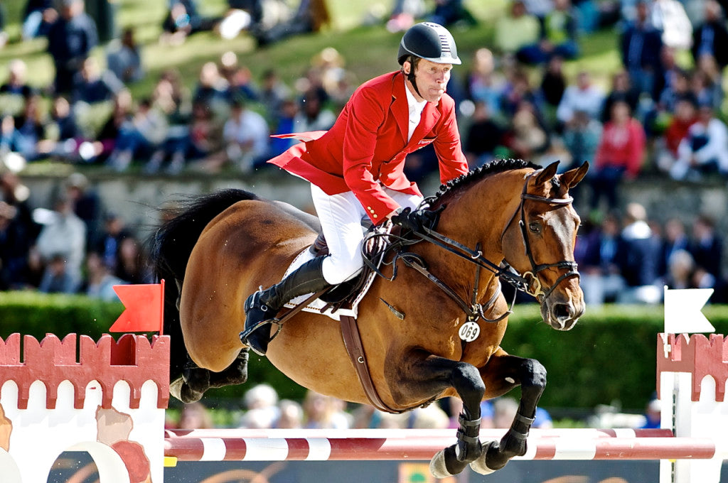 Ludger Beerbaum will be a big contender this week as he brings Chaman and 