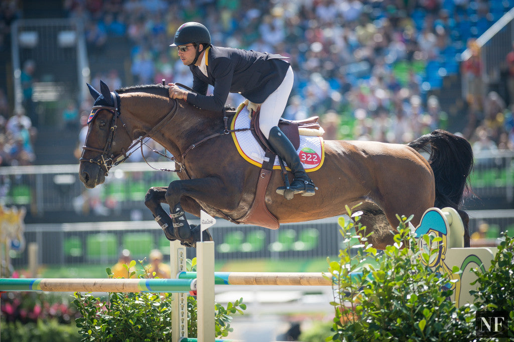 Daniel Bluman and Apardi competing at the Rio 2016 Olympic Games.