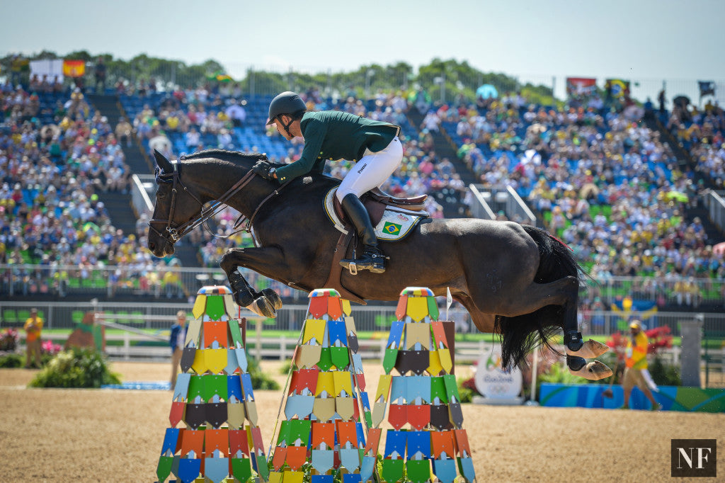 Brazil’s Doda de Miranda and Cornetto K at the 2016 Rio Olympics 