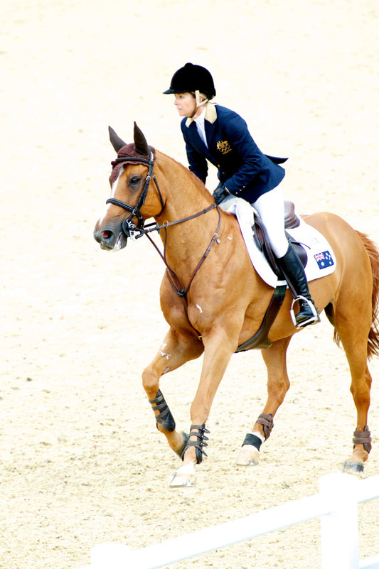 Edwina with Cevo Itot du Chateau at the 2012 Olympic Games in London