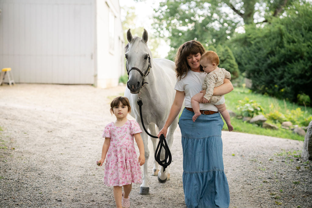 Lucy Courchaine Finding Harmony Between Motherhood and Horsemanship