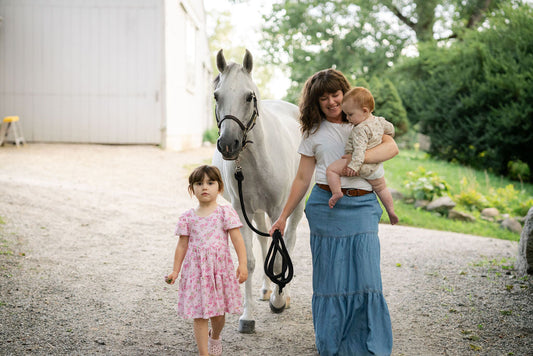 Lucy Courchaine Finding Harmony Between Motherhood and Horsemanship