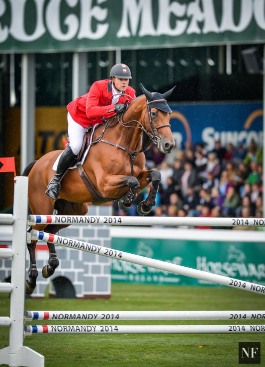 Francois Mathy Jr. & Polinska Des Isles competing in the 2015 CN International Grand Prix at Spruce Meadows Masters. Ph. ©Erin Gilmore for NoelleFloyd.com