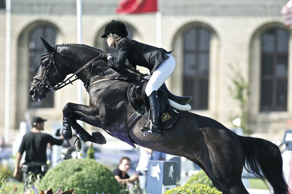 Edwina Tops-Alexander and Guccio in the Grand Prix of Chantilly in 2013