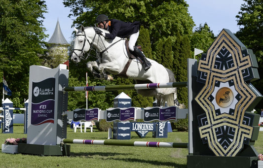 Jur Vrieling is riding Zirocco Blue VDL for the winning Dutch team Photo: Annette Boe Ostergaard/FEI