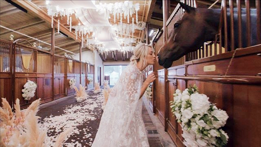 Karl Cook Barn Kaley Cuoco and Karl Cook Had Everyone's Dream Equestrian Wedding This ...