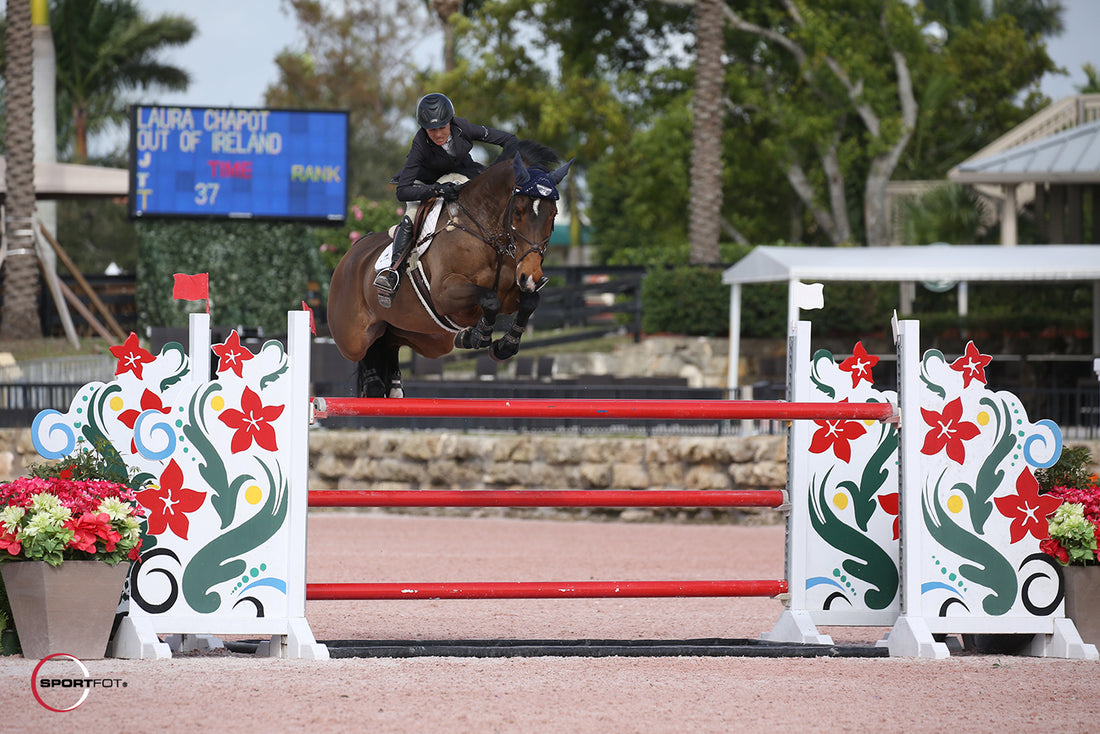 Laura Chapot & Out of Ireland Win $6,000 Bainbridge 1.40m Speed Challenge at WEF