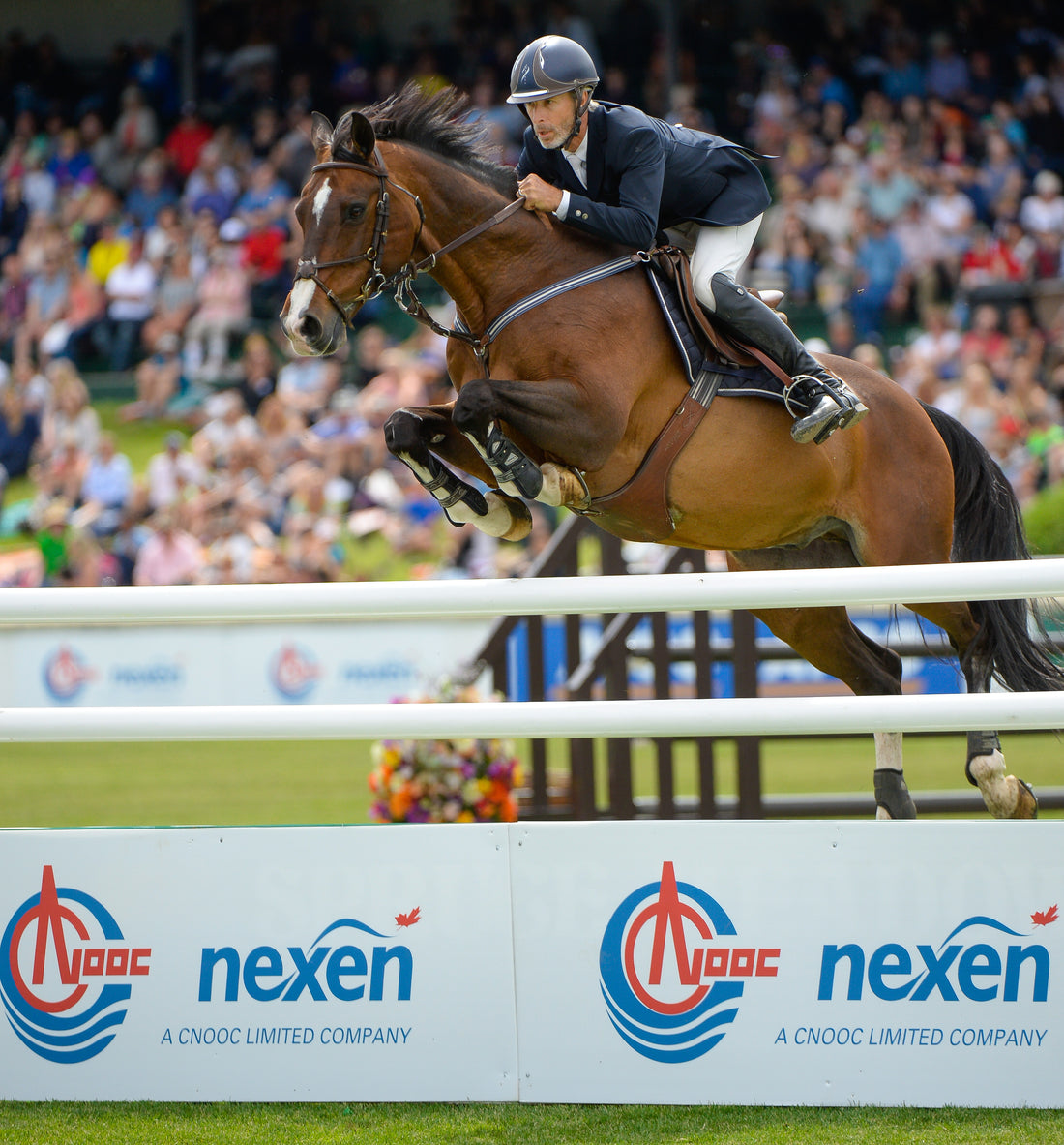 Hats Off! Richard Spooner & Cristallo Make it a Three-Peat in Nexen Derby CSI5* at Spruce Meadows