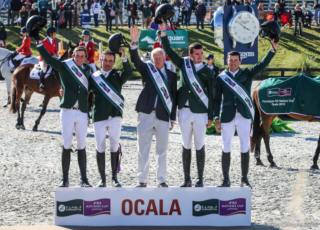 Team Ireland win the Furusiyya Nations Cup in Ocala, FL ph. Erin Gilmore 