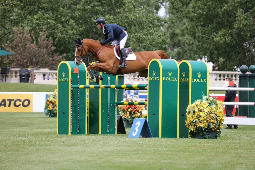 Ray Texel of USA riding Baldira. Ph. Spruce Meadows Media Services