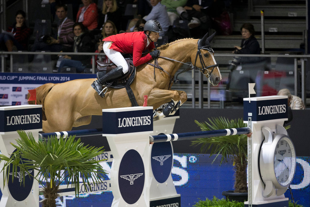 Schwizer Pius (SUI) - Quidam du Vivier Longines FEI World Cup™ Jumping Final 2013/2014 Lyon 2014 © Dirk Caremans