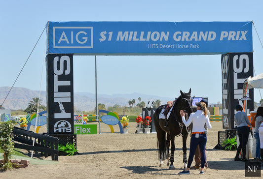 The annual AIG $1 Million Grand Prix at HITS Thermal will begin at 2 p.m. on Sunday