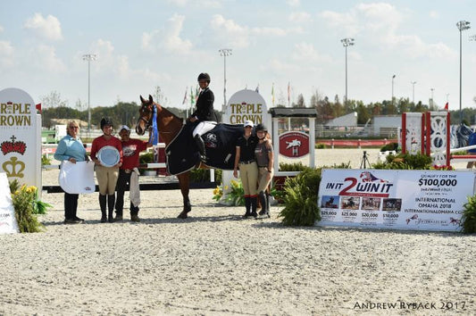 Lisa Goldman Wins Inaugural $25,000 InIt2WinIt Speed Jumping Class at HITS Balmoral