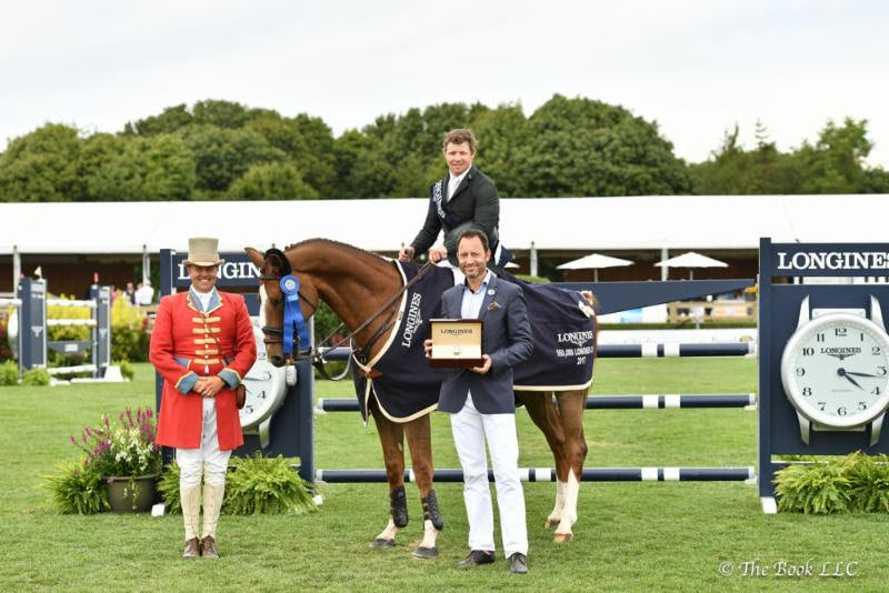 Shane Sweetnam Wins $50,000 Longines Cup at Hampton Classic