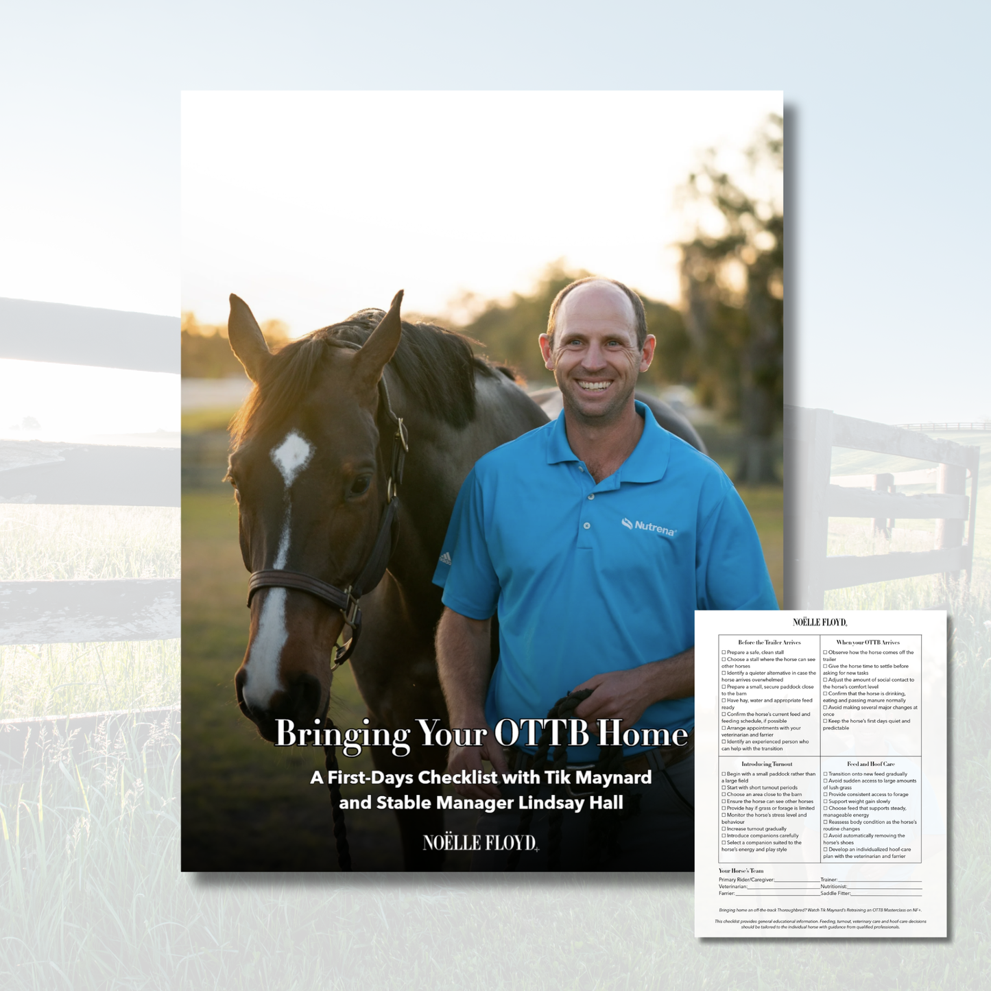 Bringing Your OTTB Home: Free First-Days Checklist